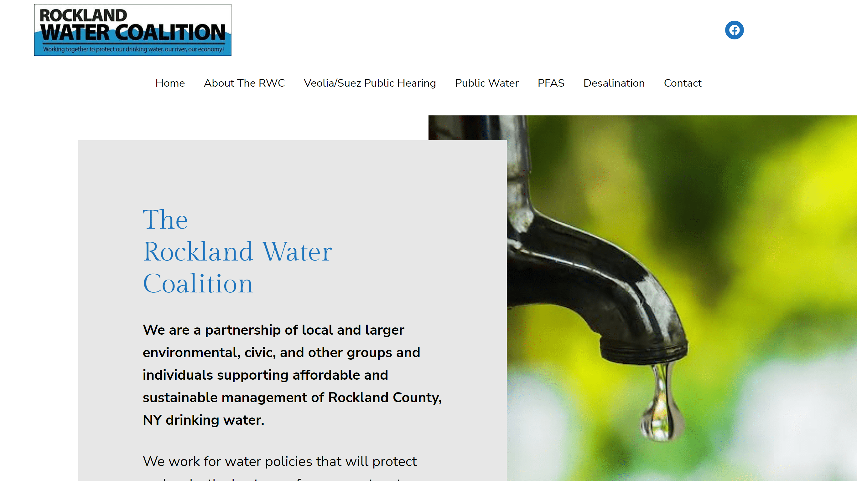 Rockland Water Coalition aboutpage